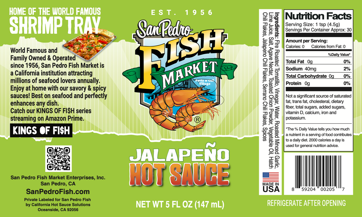 SPFM Jalapeño Hot Sauce – San Pedro Fish
