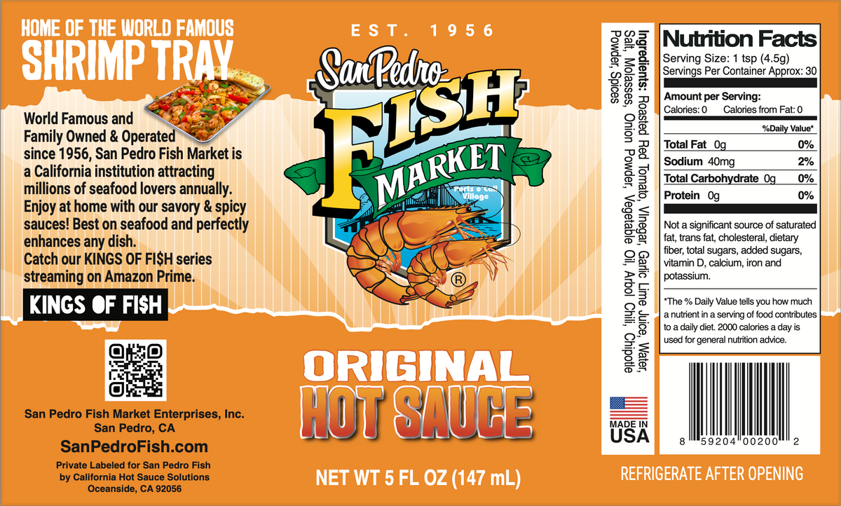 SPFM Original Hot Sauce – San Pedro Fish